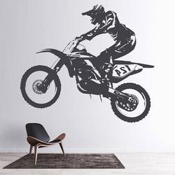 Motocross Moto Adesivo Murale Ws-18684