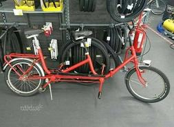 tandem pieghevole ,bicicletta a 2 posti , restaurato entra i